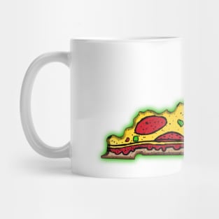 Kentucky Pizza!! w GREEN GLOW! Mug